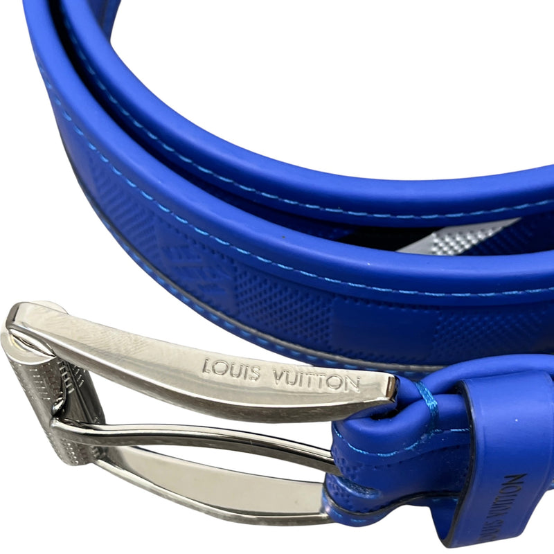 Men's Damier Belt Blue Size 30"