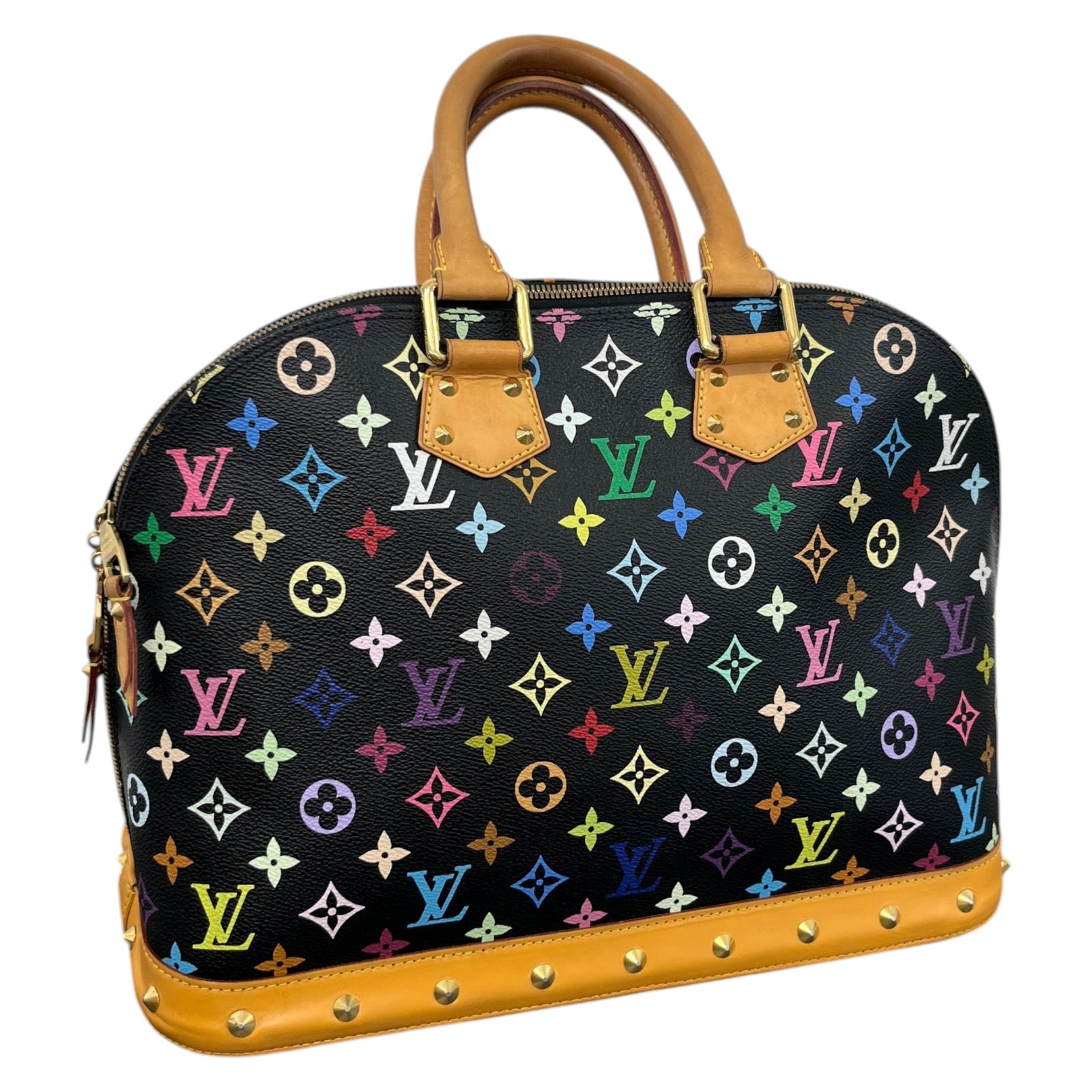Women's X Takashi Murakami Alma GM Handbag Black - Photo 8