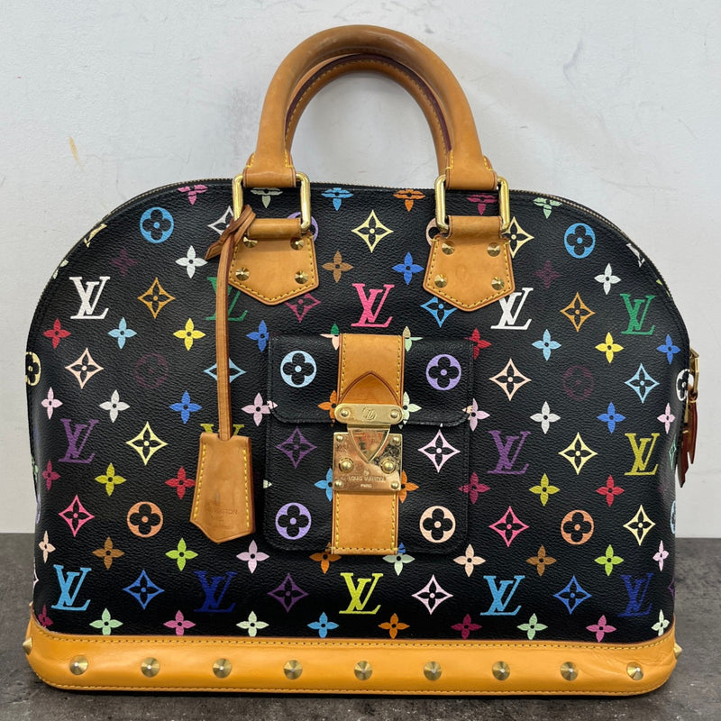 Women's X Takashi Murakami Alma GM Handbag Black