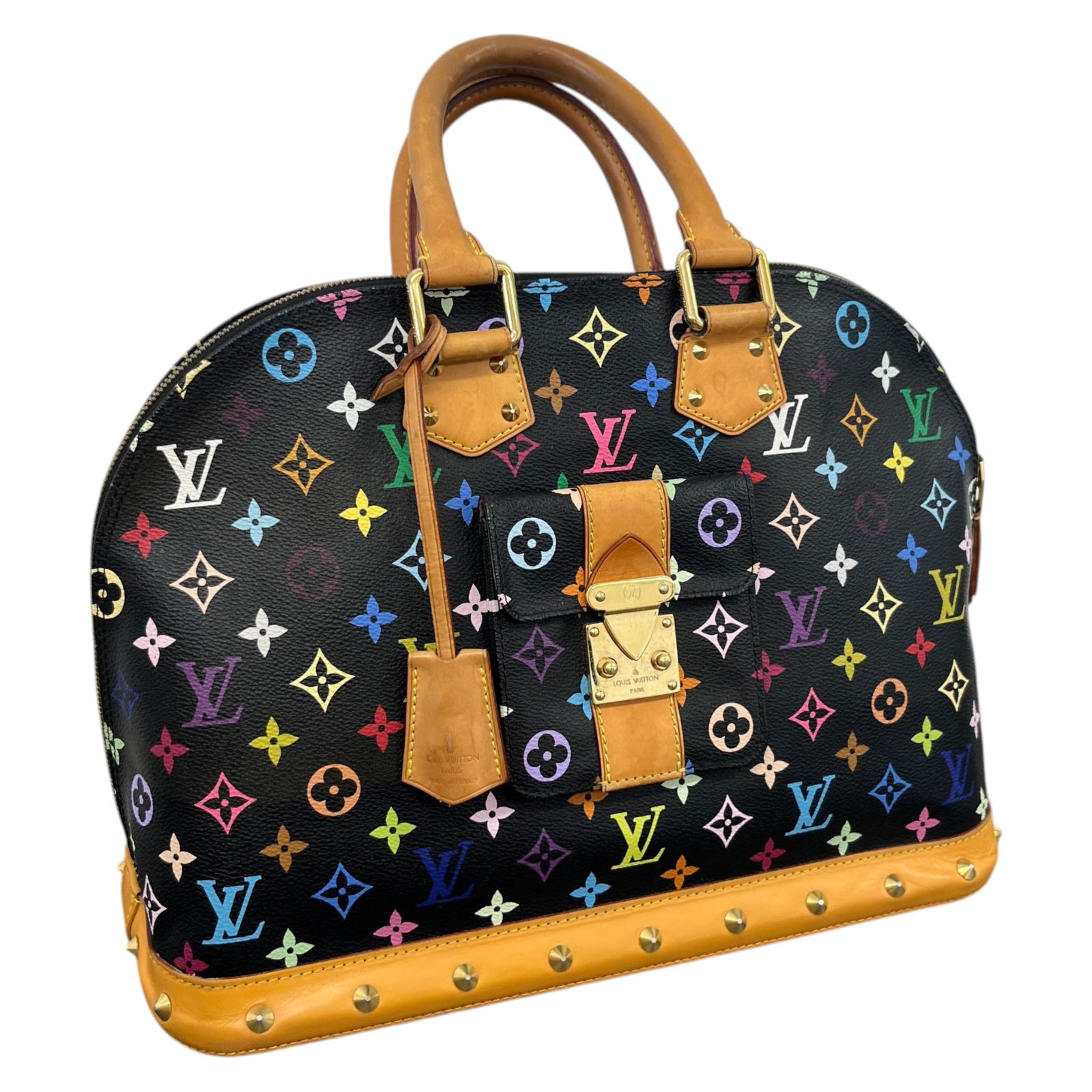 Women's X Takashi Murakami Alma GM Handbag Black - Photo 4