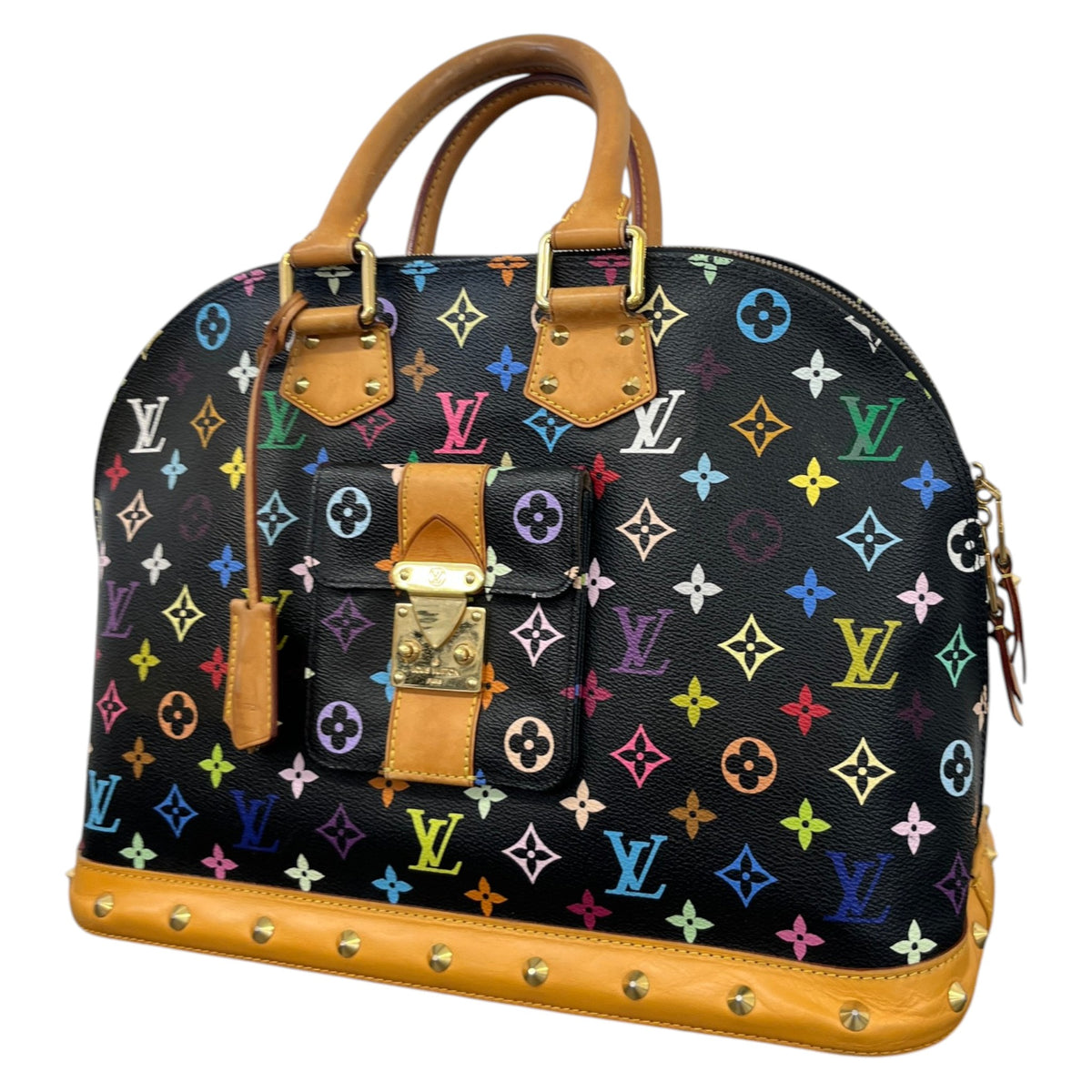 Women's X Takashi Murakami Alma GM Handbag Black - Photo 5