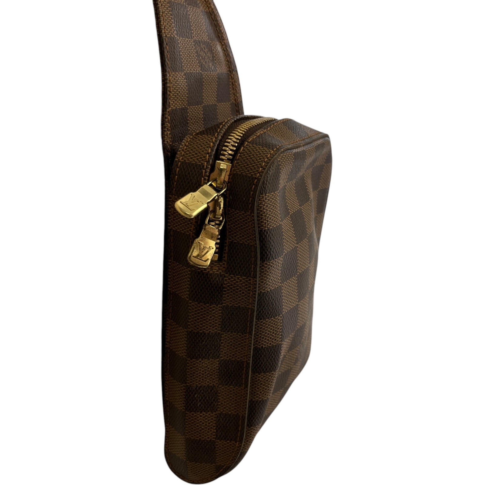 Men's Damier Ebene Geronimos Messenger Bag Brown - Photo 6