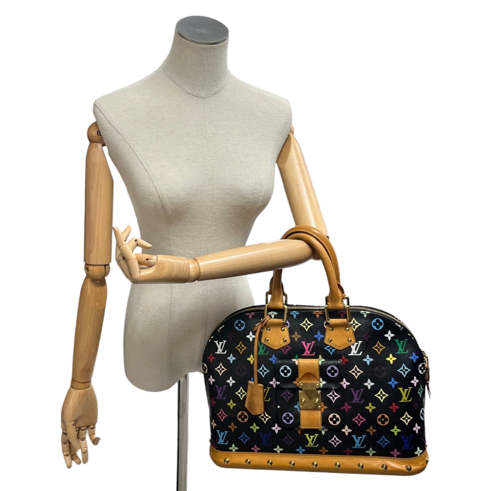 Women's X Takashi Murakami Alma GM Handbag Black - Photo 2