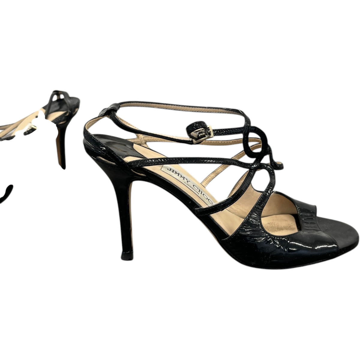 Women's Strappy Heels Black Size UK 6 / EU 39 - Photo 7