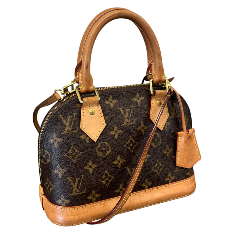 Women's Monogram Alma BB Handbag Brown