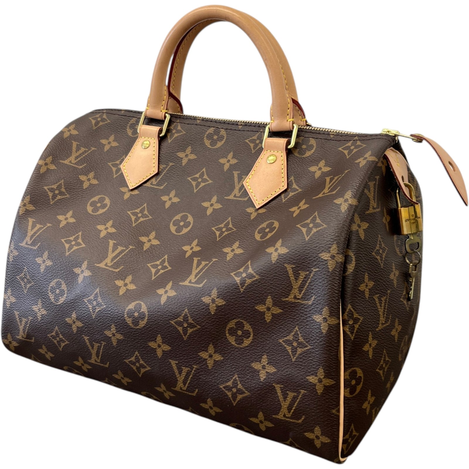 Women's Monogram Speedy 30 Bag Brown - Photo 5