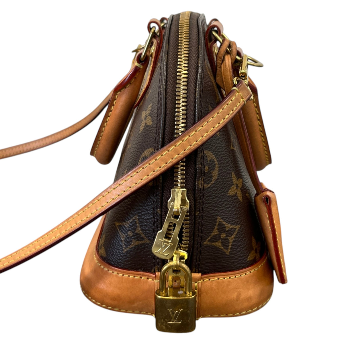 Women's Monogram Alma BB Handbag Brown - Photo 6