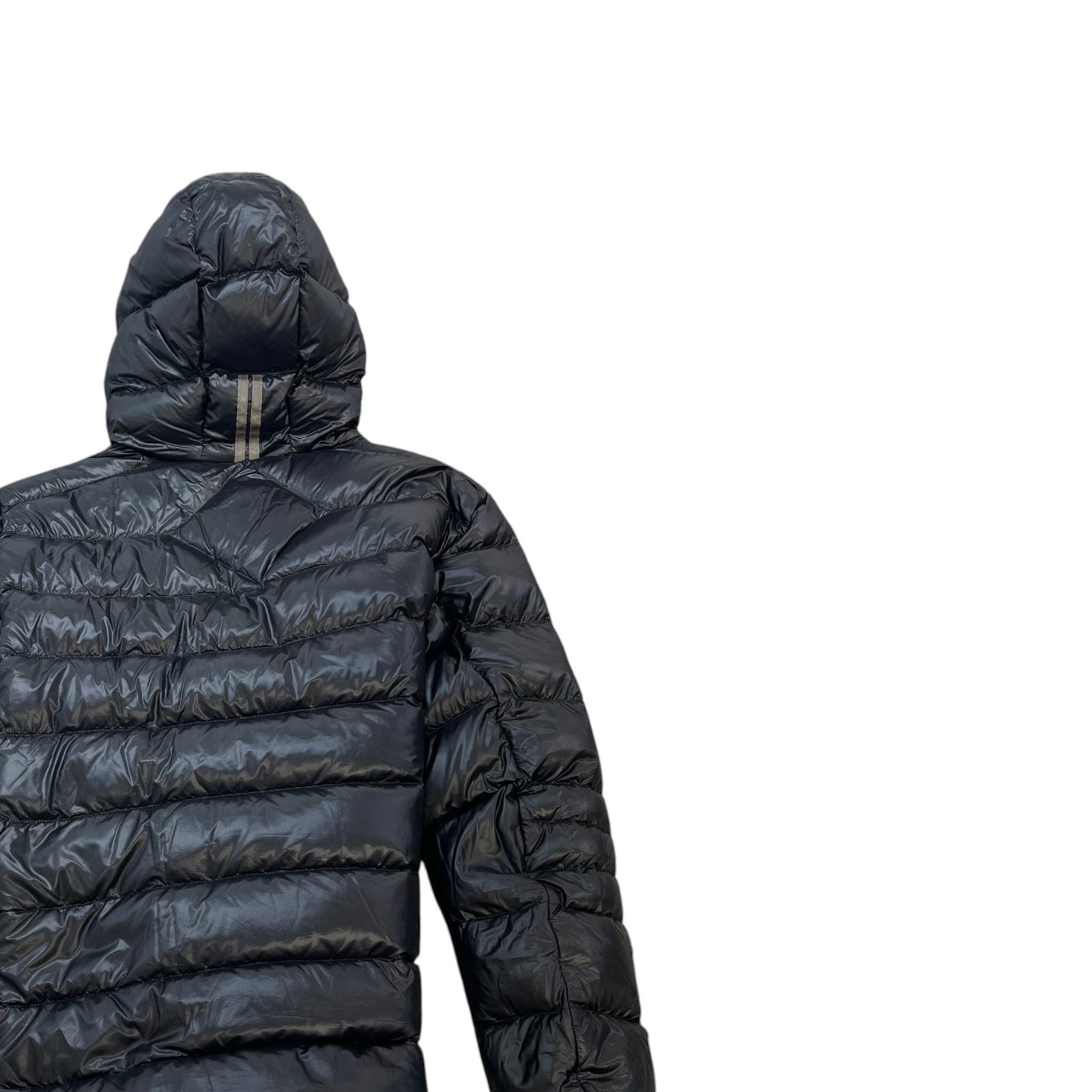Men's Crofton Hoody Down Jacket Navy Size L - Photo 4