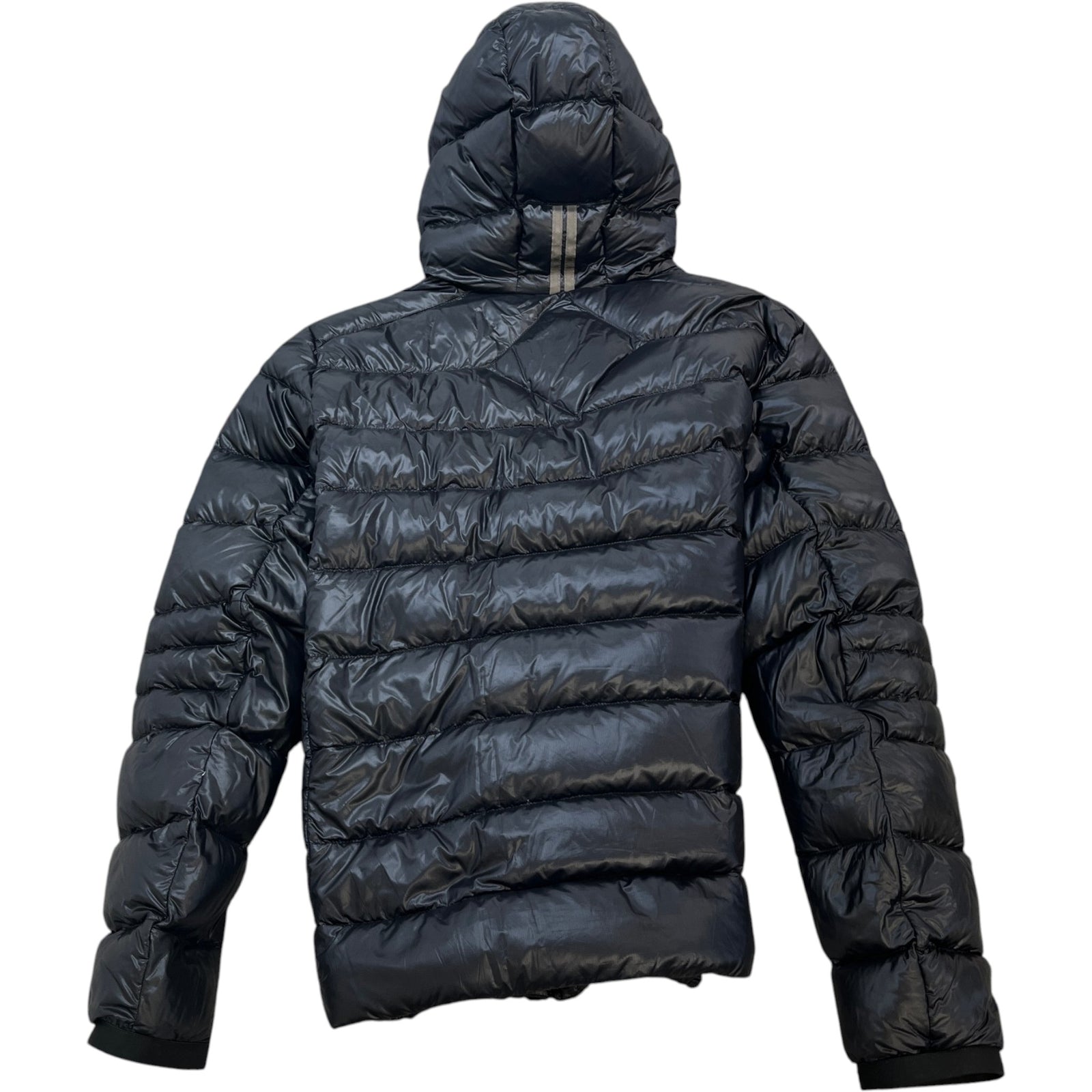 Men's Crofton Hoody Down Jacket Navy Size L - Photo 2