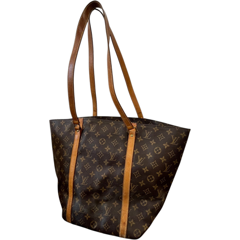 Women's Monogram Sac Plat Bag Brown