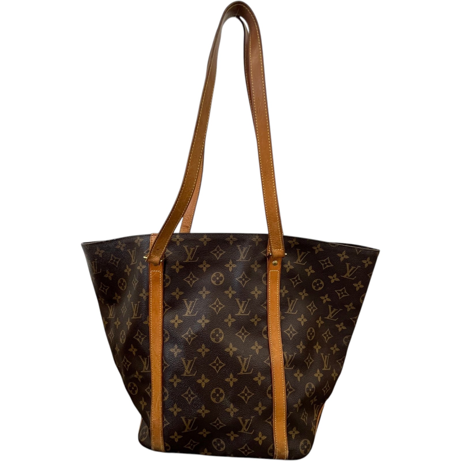 Women's Monogram Sac Plat Bag Brown - Photo 3