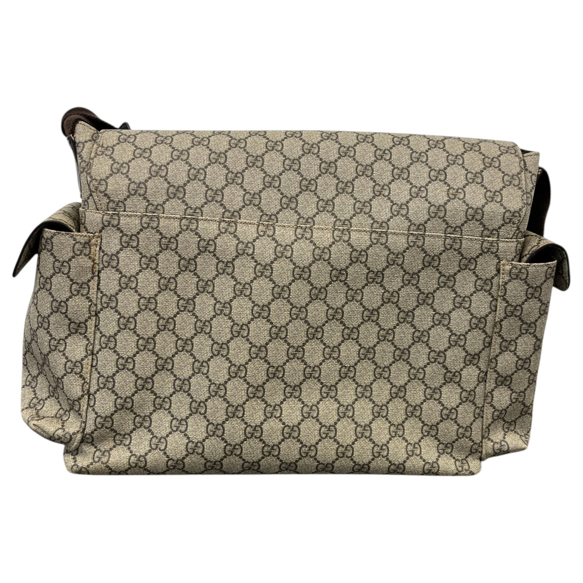 Men's GG Supreme Changing Baby Travel Bag Beige - Photo 3
