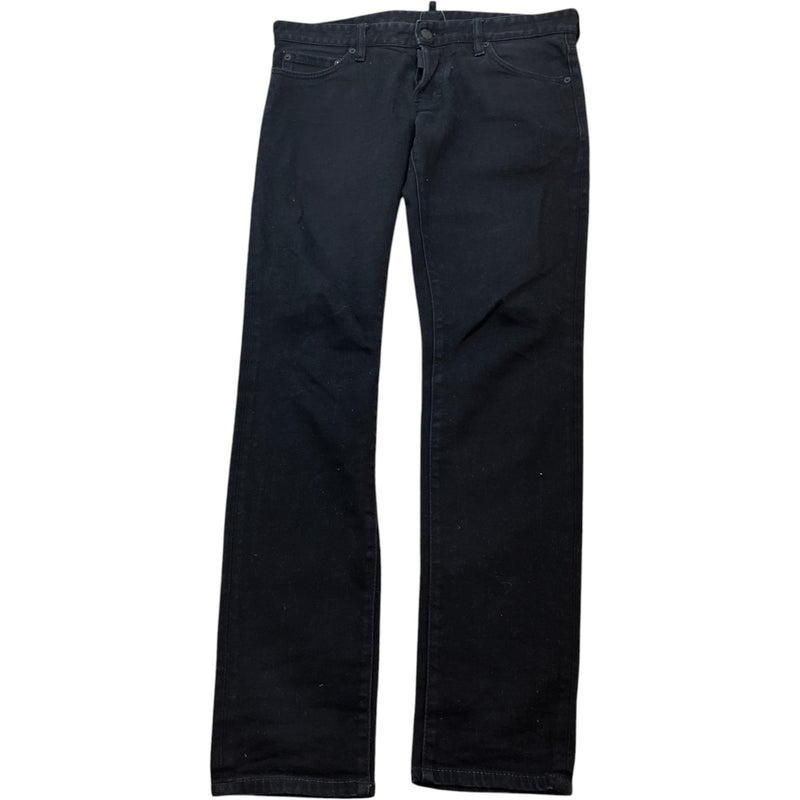 Men's Slim Fit Jeans Black Size IT 48 / UK 32