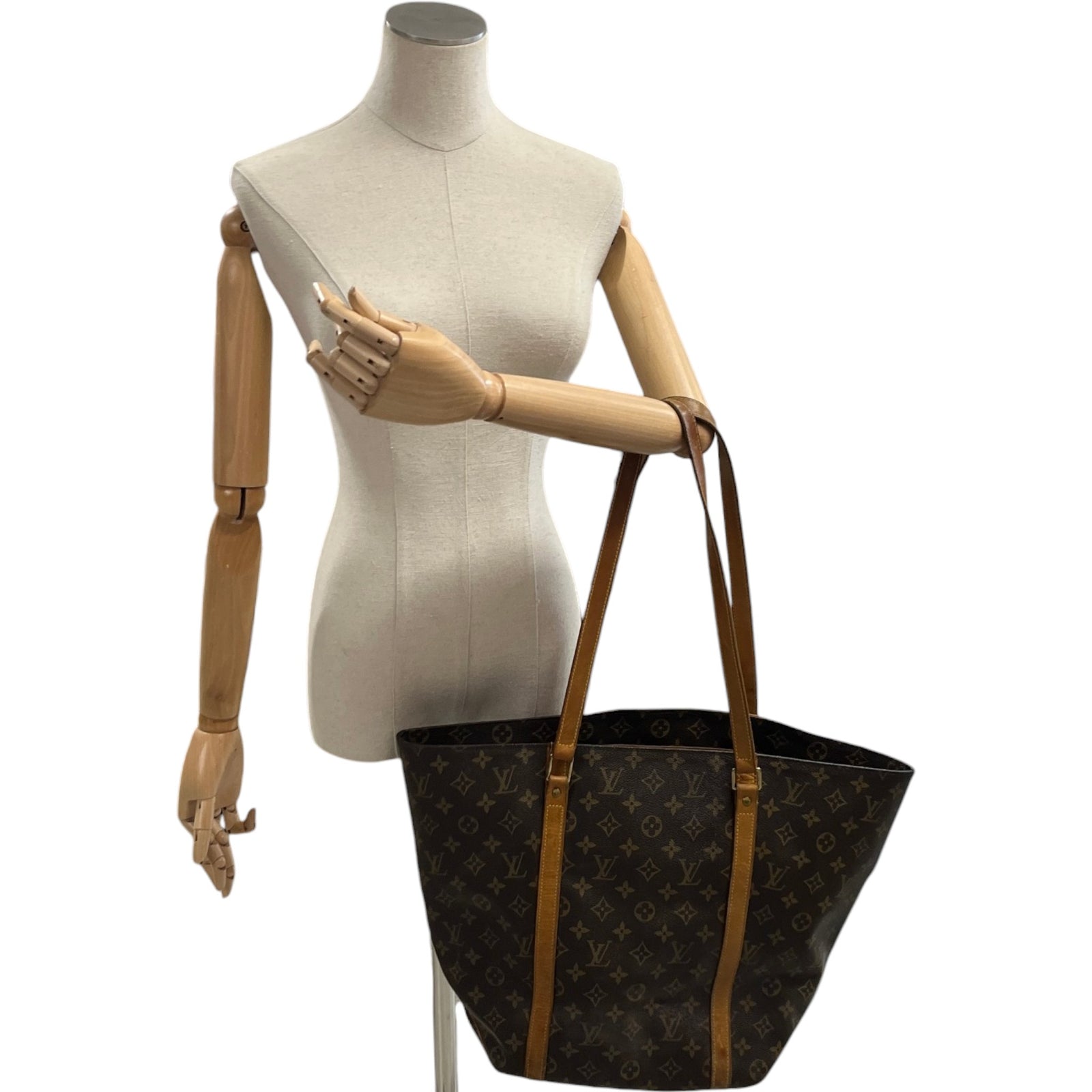Women's Monogram Sac Plat Bag Brown - Photo 2