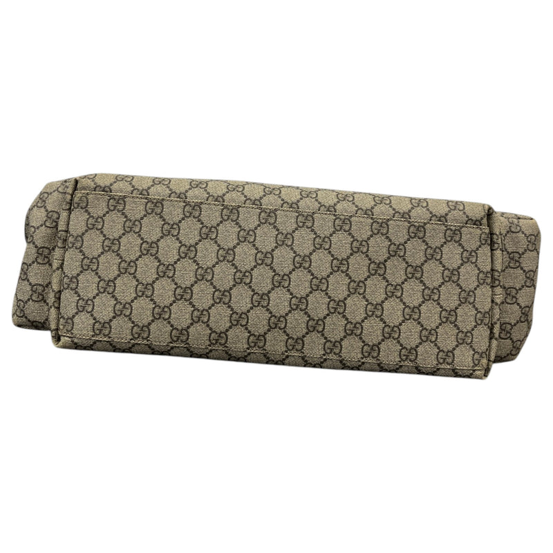 Men's GG Supreme Changing Baby Travel Bag Beige