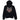 Women's Embroidered Tiger Logo Hoodie Black Size S