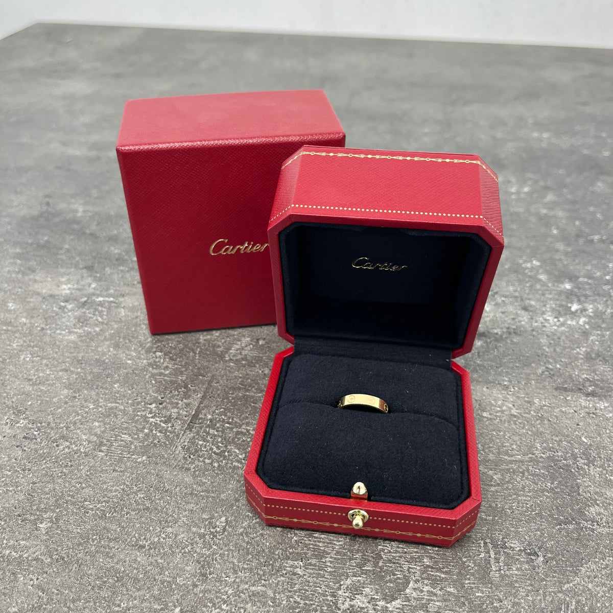 Women's Love Ring Small Model Size 48 Ring Gold Size I - Photo 4