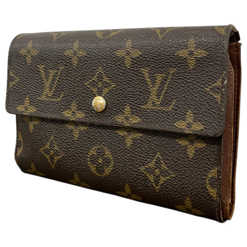 Women's Monogram Porte Trésor Éui Papiers Purse Brown