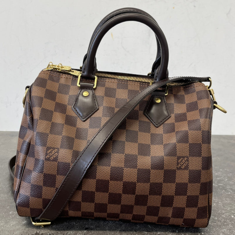 Women's Damier Ebene Speedy 25 Handbag Brown