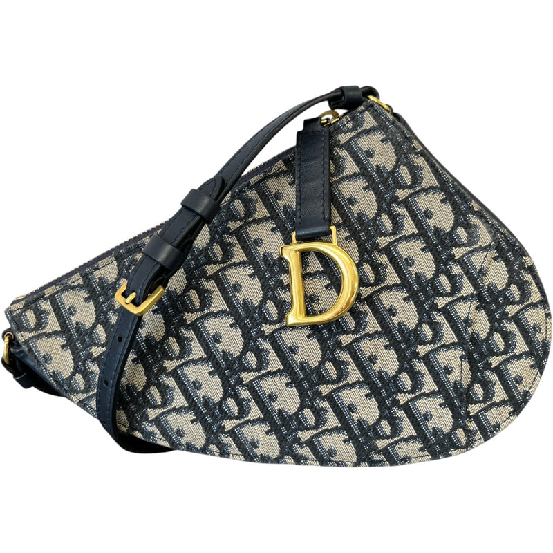 Women's Saddle Rodeo Pouch Bag Navy