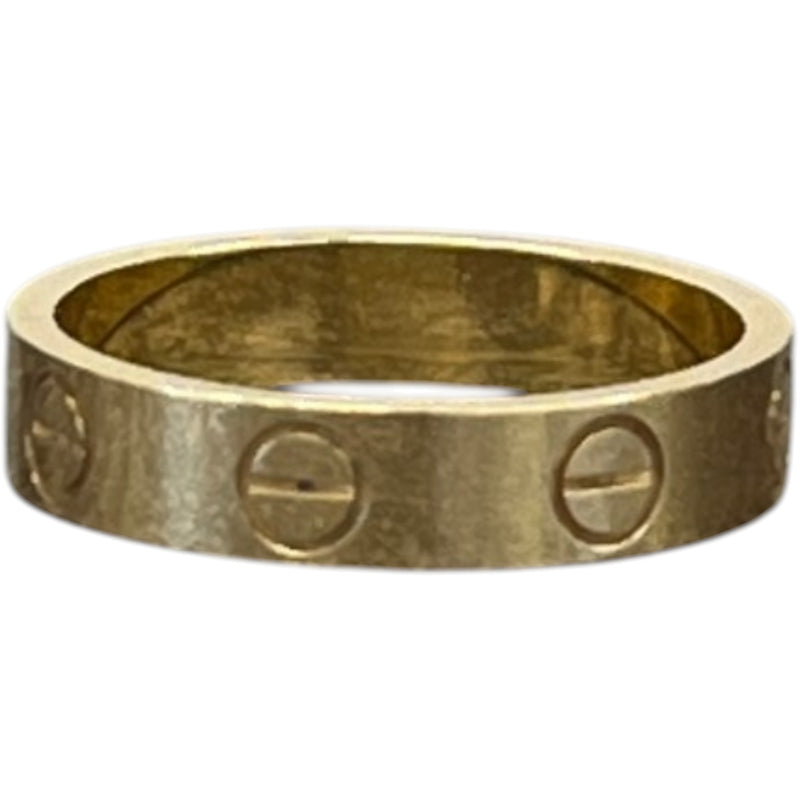 Women's Love Ring Small Model Size 48 Ring Gold Size I