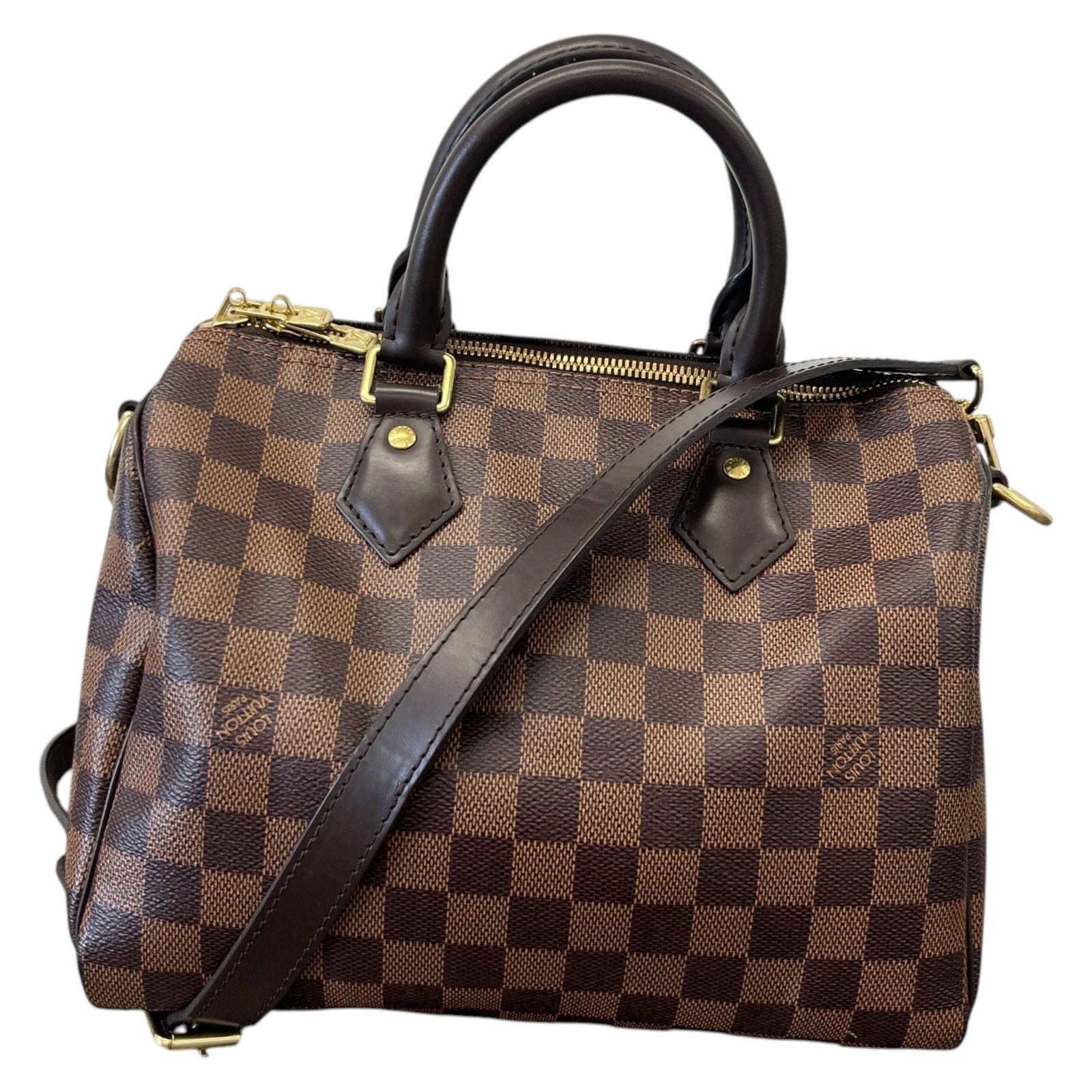 Women's Damier Ebene Speedy 25 Handbag Brown - Photo 1