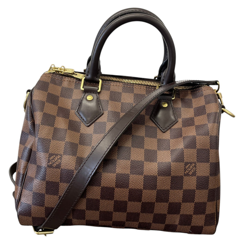 Women's Damier Ebene Speedy 25 Handbag Brown