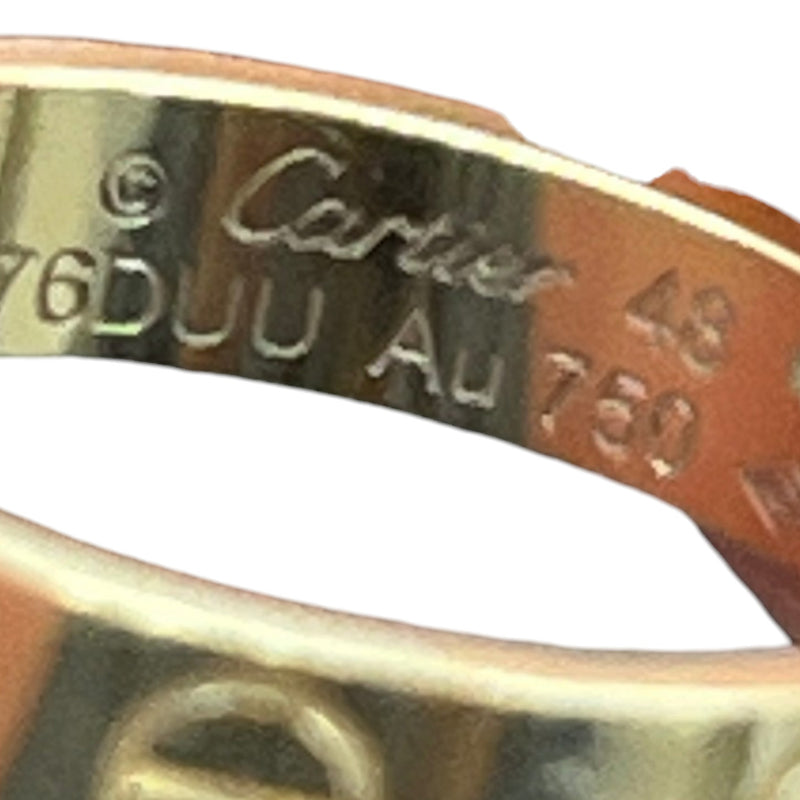 Women's Love Ring Small Model Size 48 Ring Gold Size I