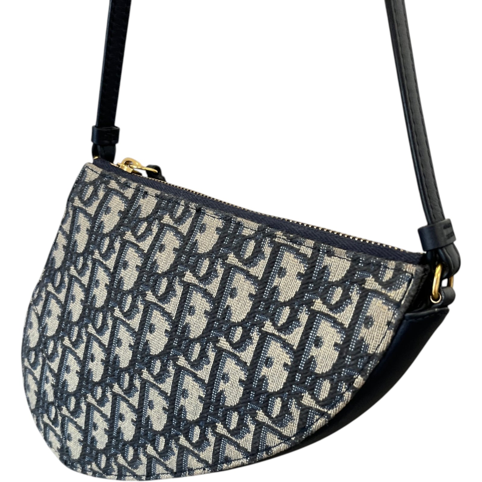 Women's Saddle Rodeo Pouch Bag Navy - Photo 9