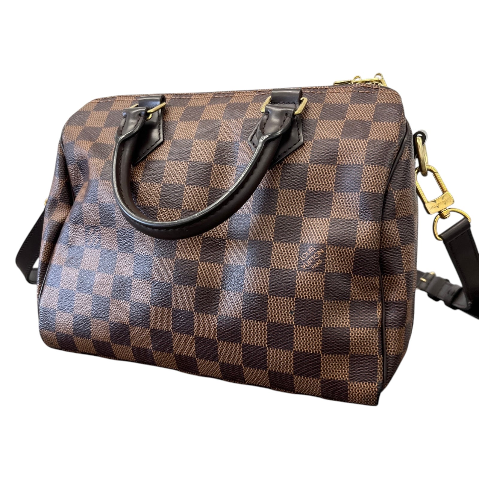 Women's Damier Ebene Speedy 25 Handbag Brown - Photo 9