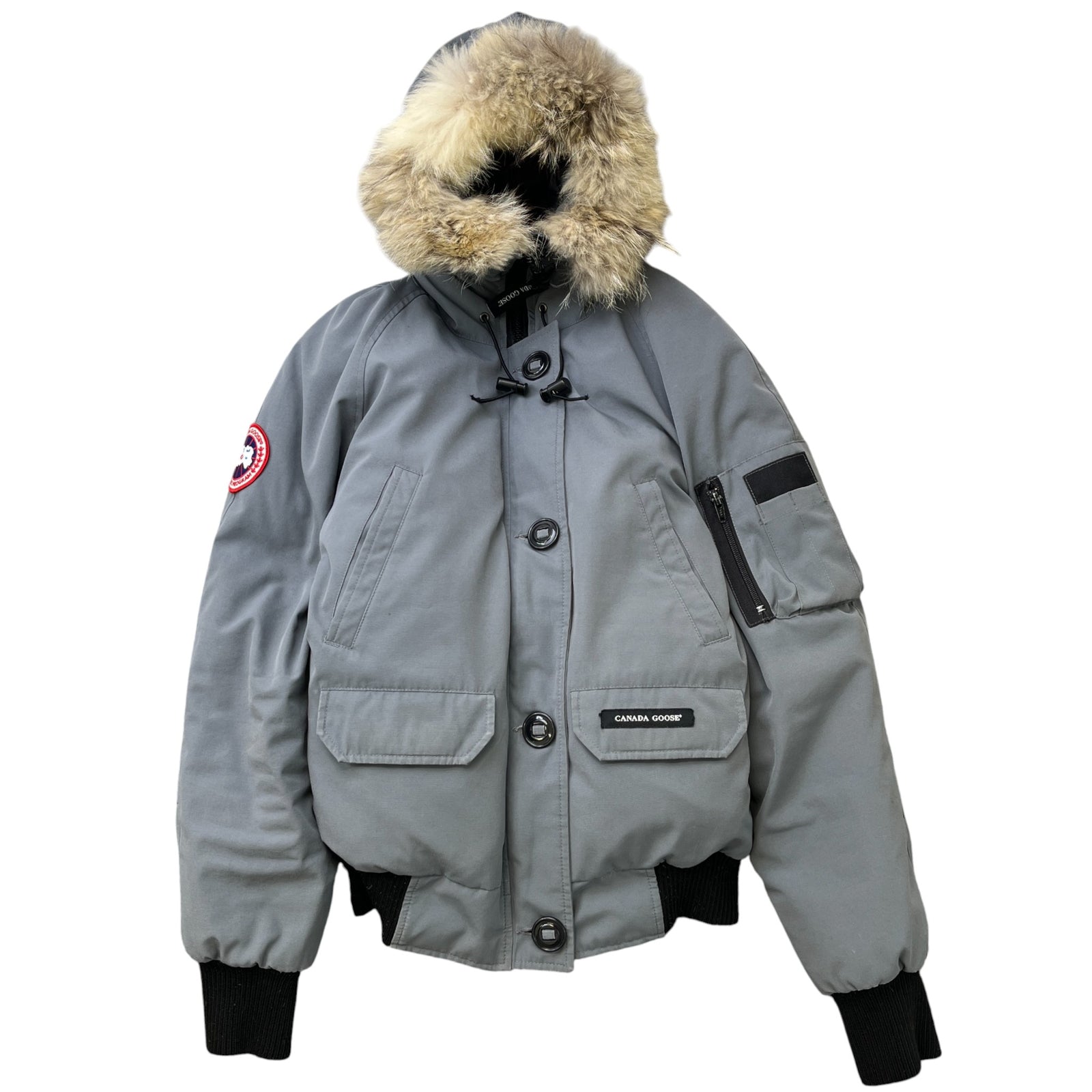 Women's Chilliwack Bomber Down Jacket Grey Size S - Photo 1