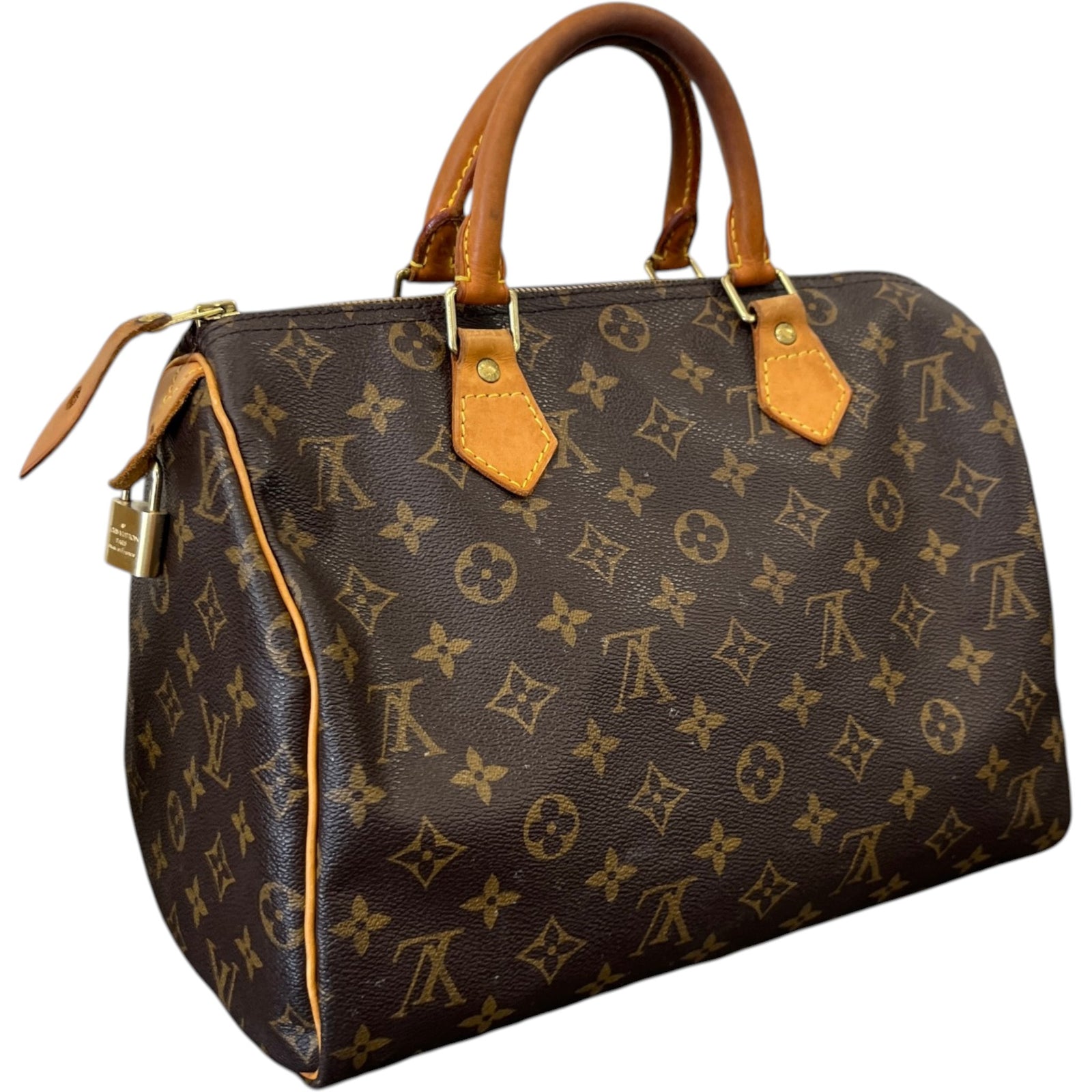 Women's Monogram Speedy 30 Handbag Brown - Photo 8