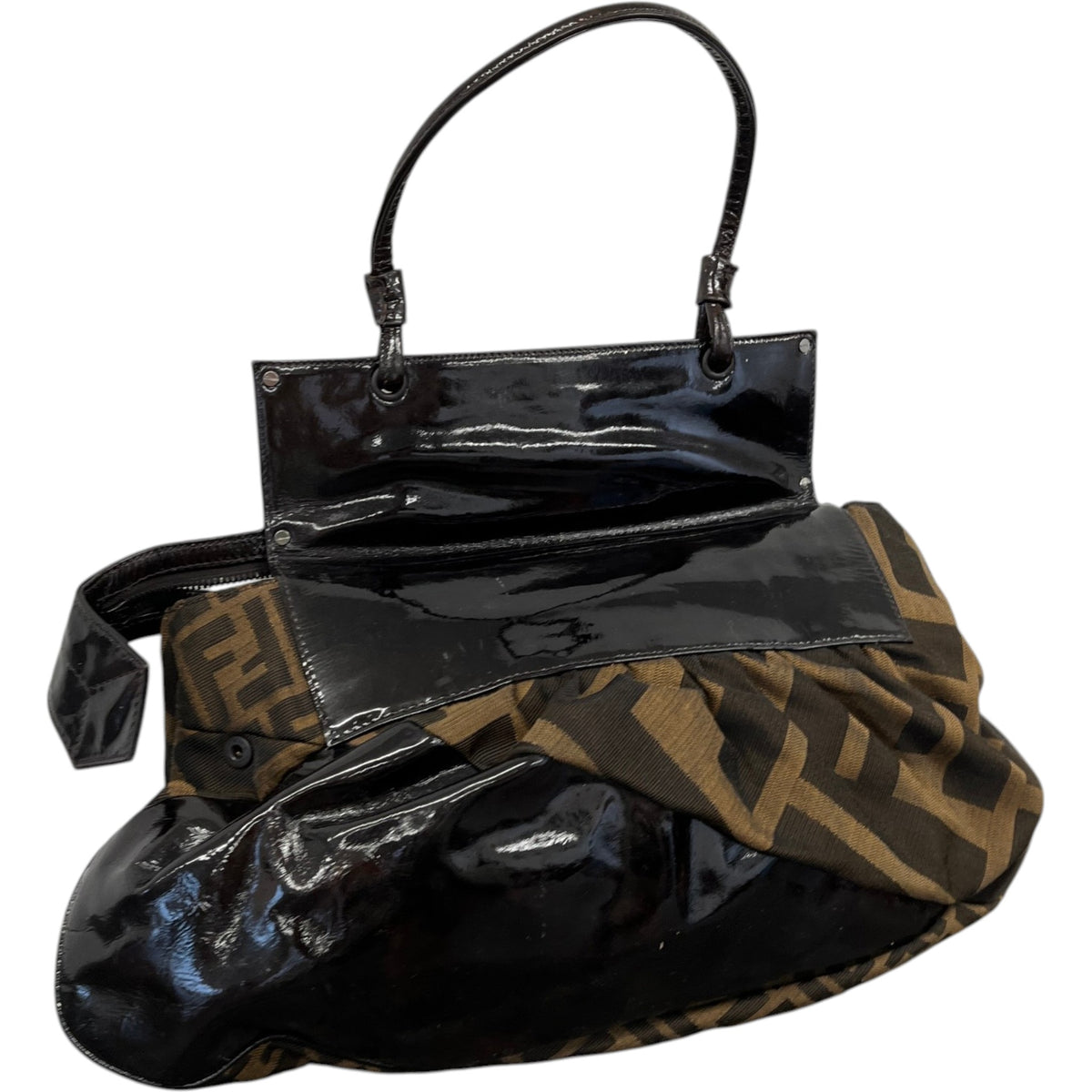 Women's Tobacco Zucca Convertible Handbag Brown - Photo 9