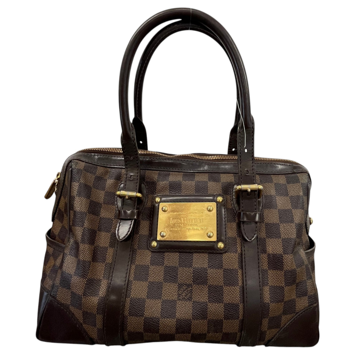 Women's Damier Ebene Berkeley Handbag Brown - Photo 1