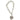 Women's Sterling Belcher Link Heart Tag Charm Bracelet Silver