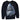 Men's Shark Print Sweatshirt Black Size S