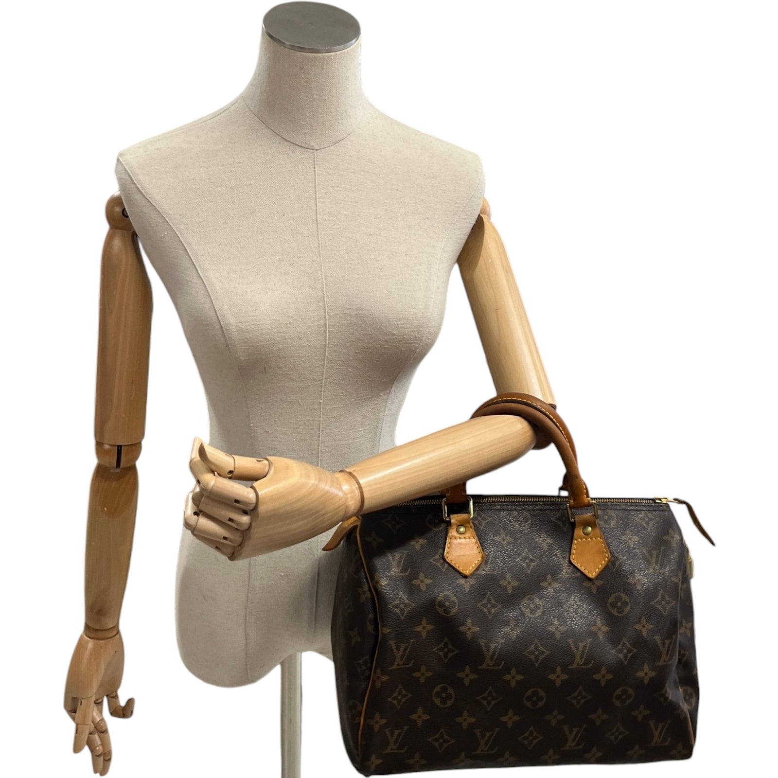 Women's Monogram Speedy 30 Handbag Brown - Photo 2