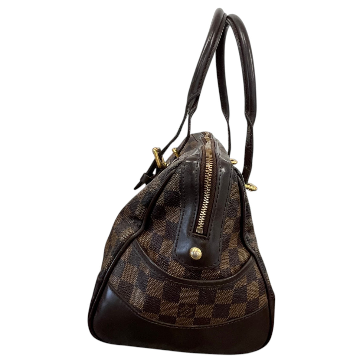 Women's Damier Ebene Berkeley Handbag Brown - Photo 7