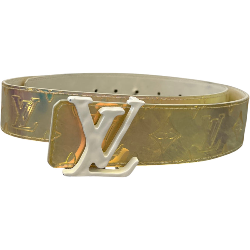 Men's Prism Ceinture Belt White Size Waist 36"