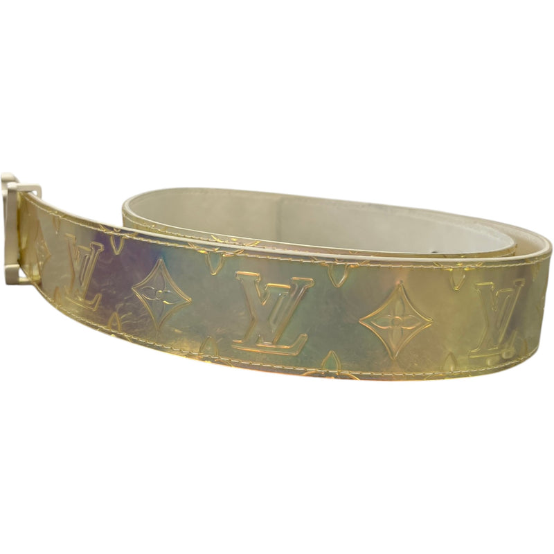 Men's Prism Ceinture Belt White Size Waist 36"