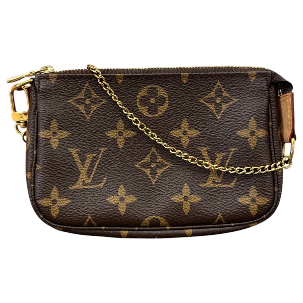 Women's Monogram Mini Pochette Accessories Handbag Brown - Photo 1