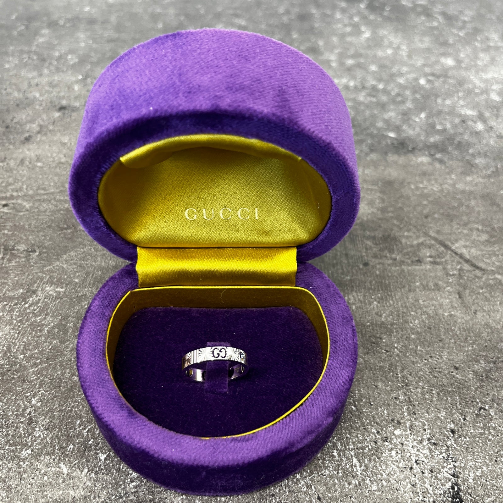 Women's Icon 18Ct White Gold Au 750 Ring Silver - Photo 7