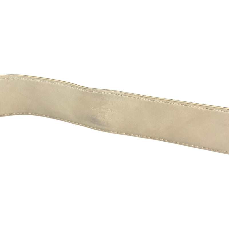 Men's Prism Ceinture Belt White Size Waist 36"