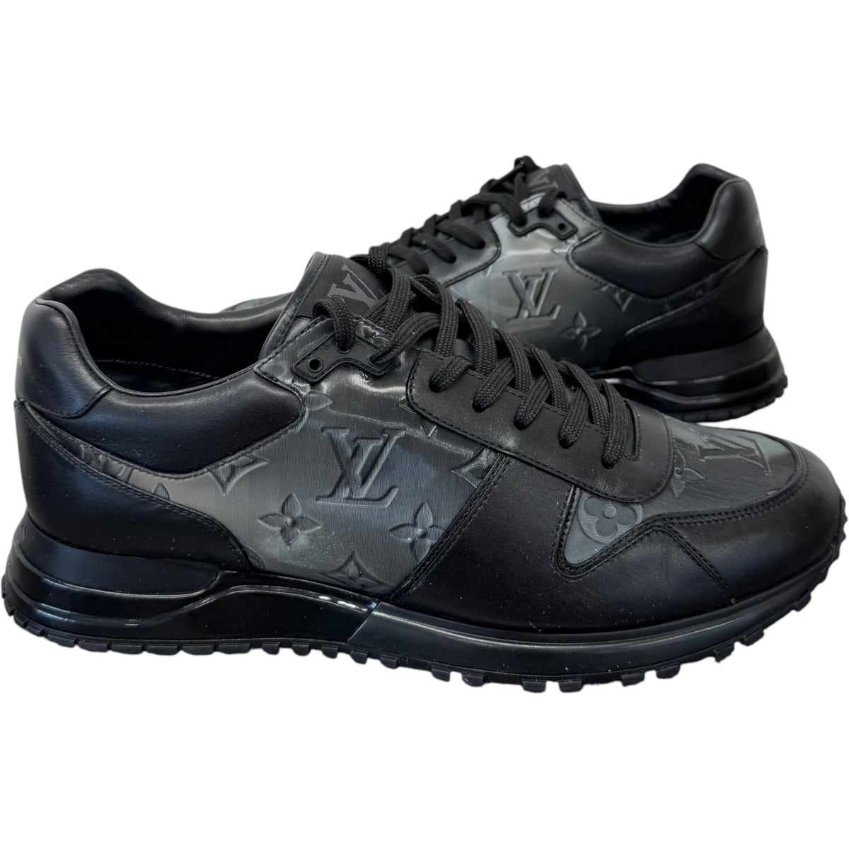 Men's Run Away Low Trainers Black Size UK 7 / EU 41 - Photo 3