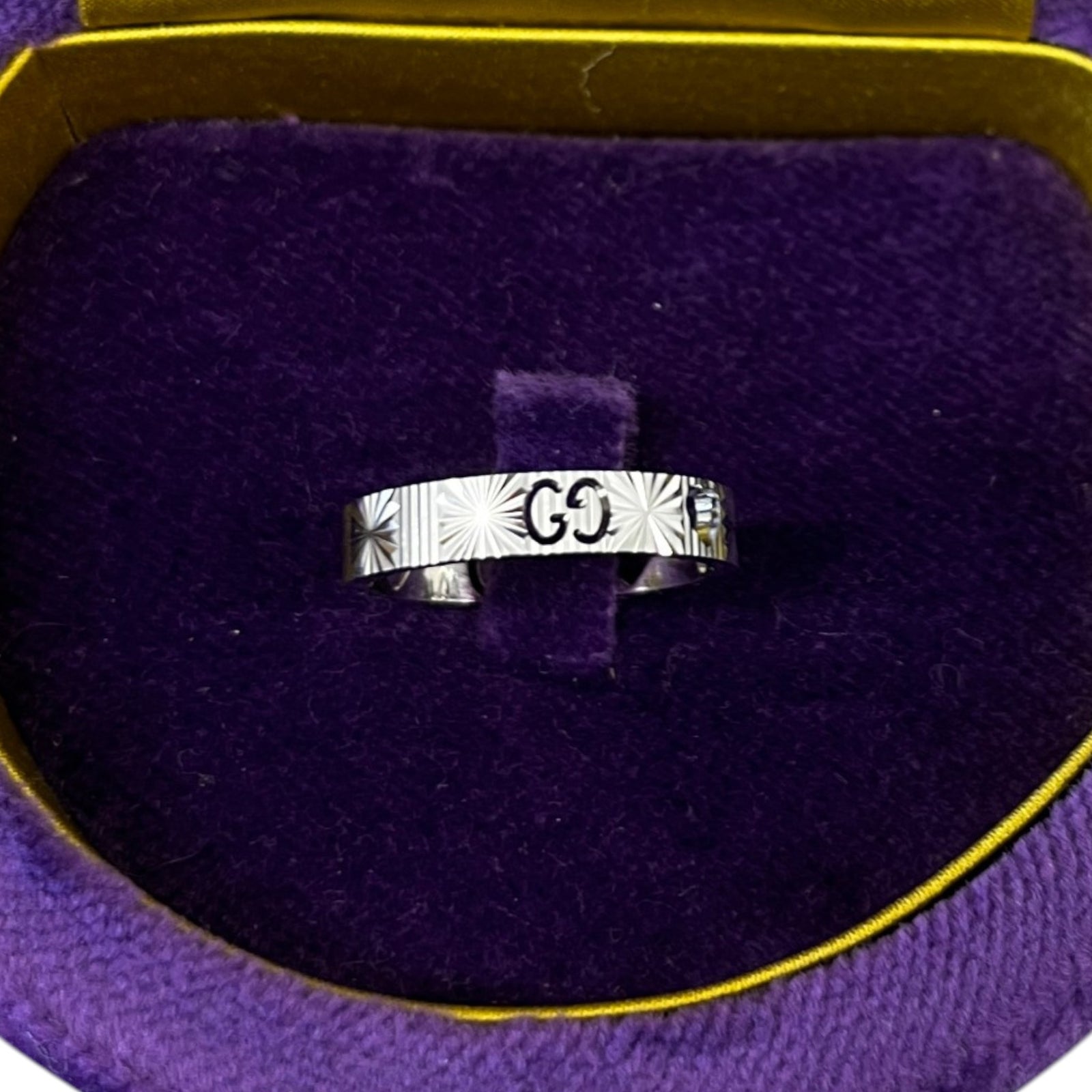 Women's Icon 18Ct White Gold Au 750 Ring Silver - Photo 2