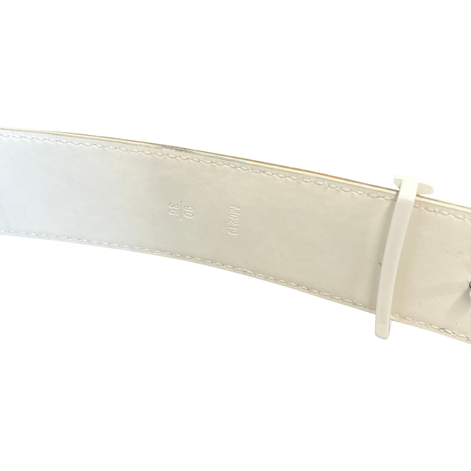 Men's Prism Ceinture Belt White Size Waist 36" - Photo 8