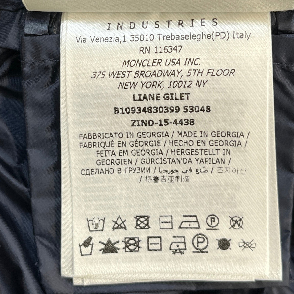 Men's Liane Gilet Navy Size 5 / XXL - Photo 6