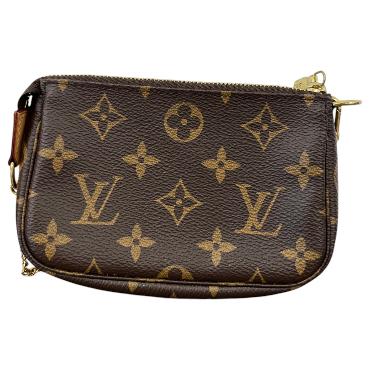 Women's Monogram Mini Pochette Accessories Handbag Brown - Photo 3