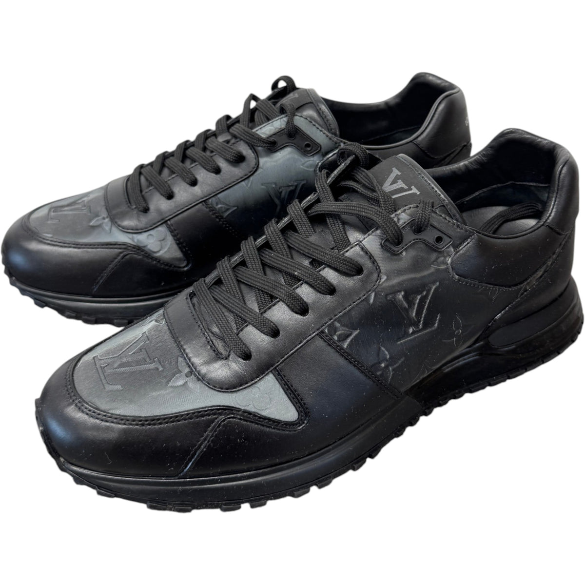 Men's Run Away Low Trainers Black Size UK 7 / EU 41 - Photo 7