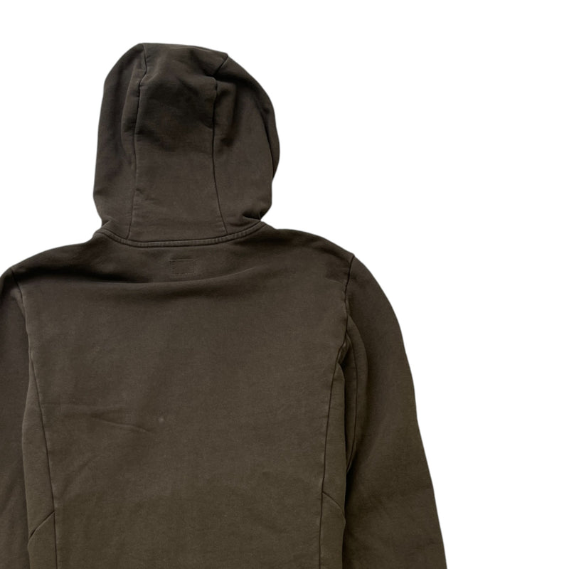 Men's Goggle Full-Zip Hoodie Khaki Size XL